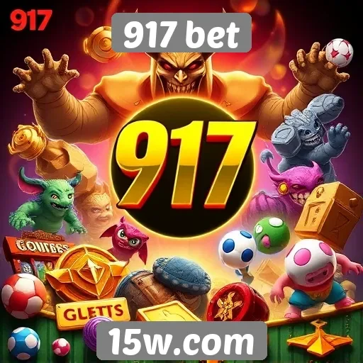 Variedade de jogos disponíveis no site 917 bet